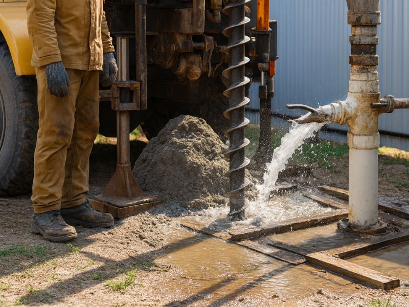 Poço artesiano com outorga